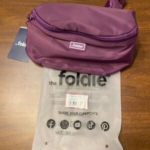 The Foldie Cross bag hip bag purple